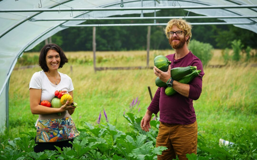 Un couple restaurateur fermier